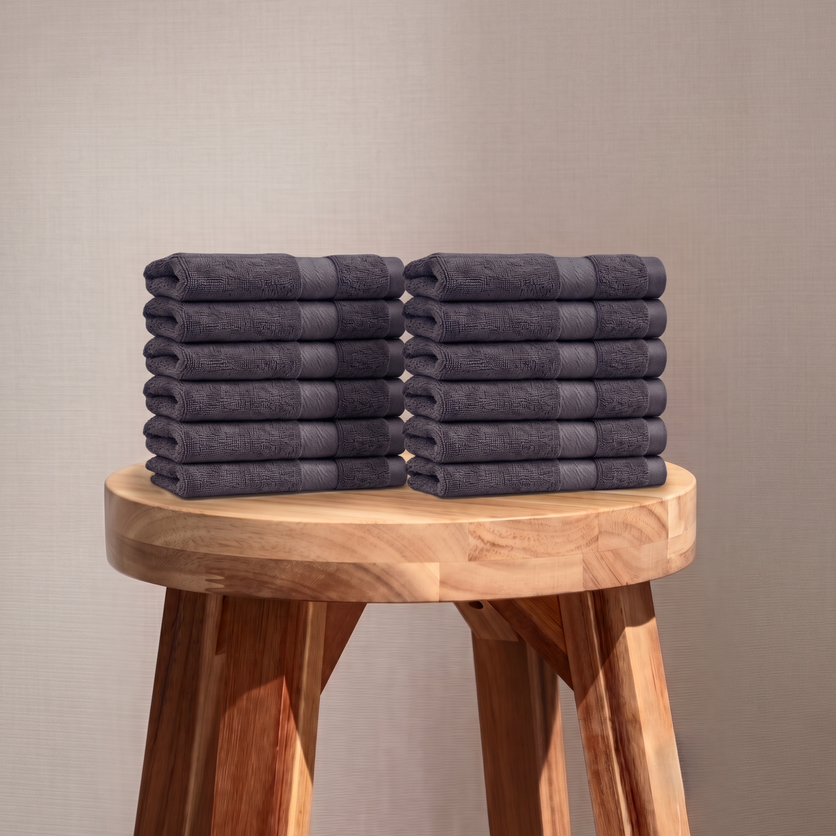 100% Organic Cotton 700 GSM- 12 Face Towels