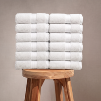100% Organic Cotton 700 GSM- 12 Hand Towels