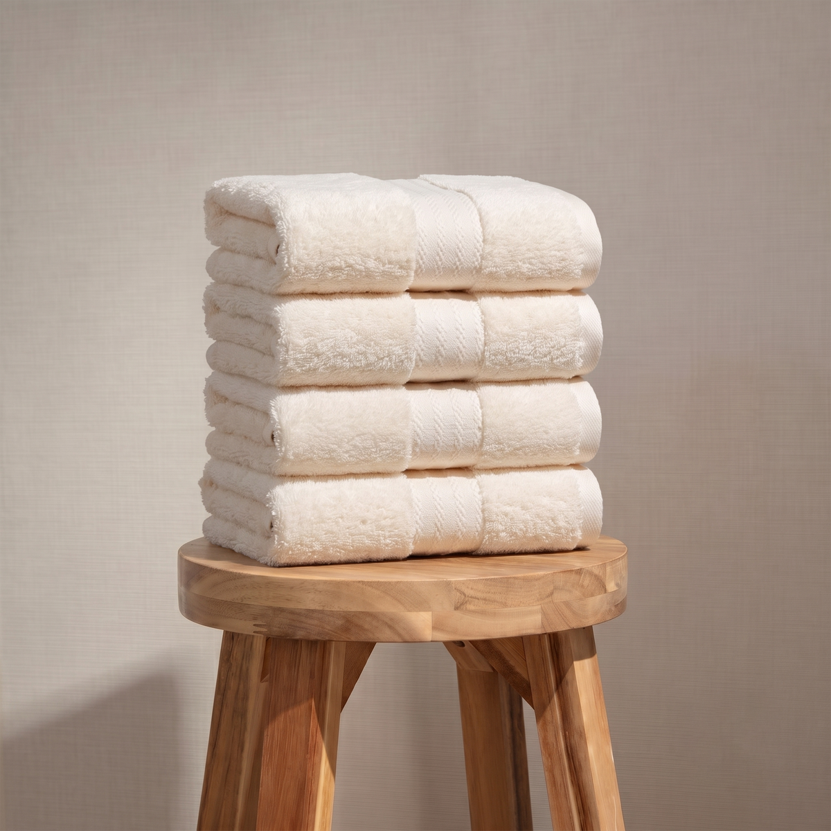 100% Organic Cotton Luxury Towels- 4 Hand Towels