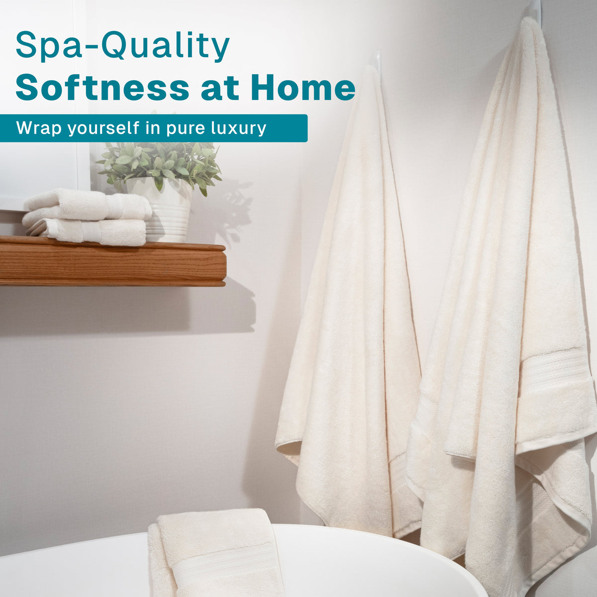 100% Organic Cotton 700 GSM- Set of 3 Towels