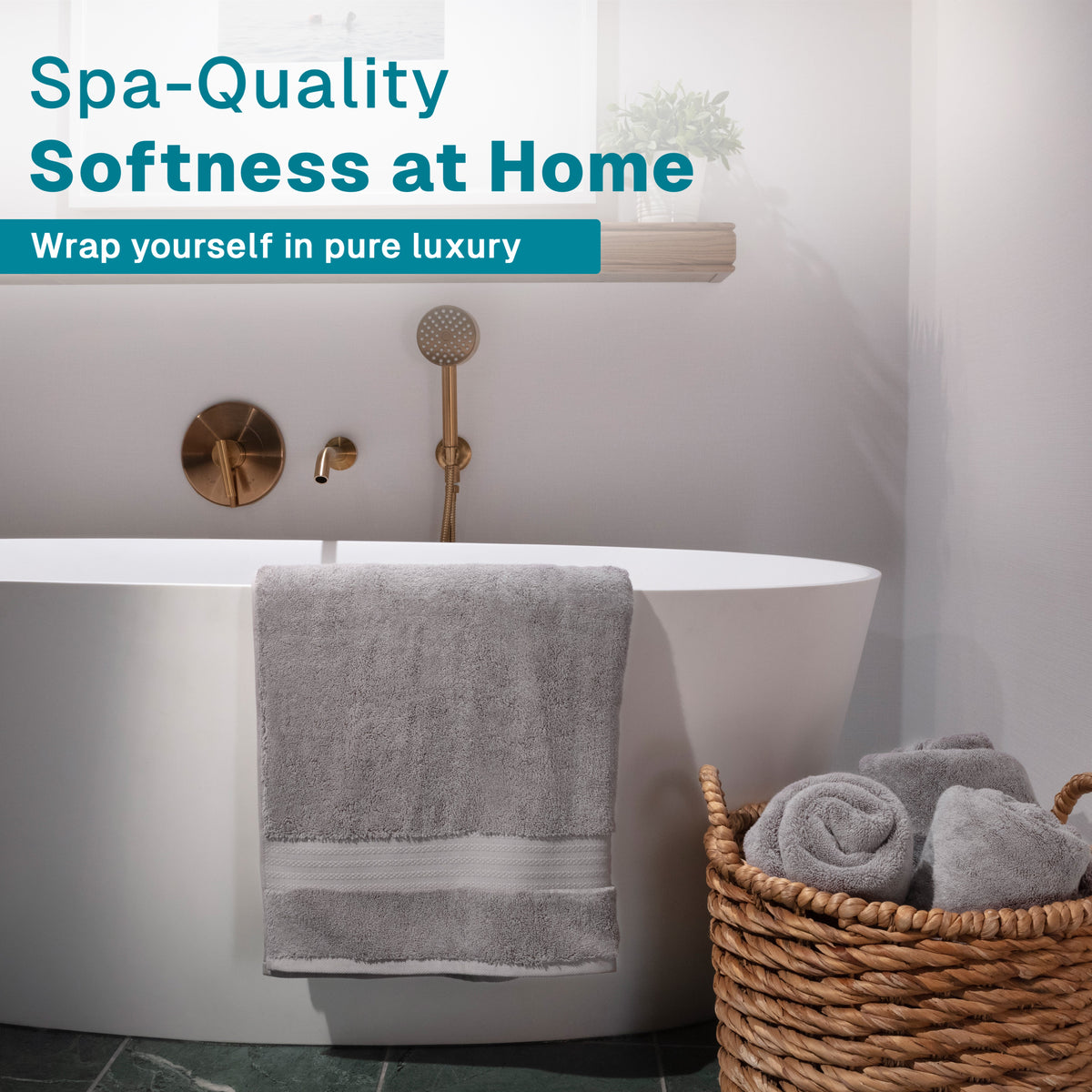 100% Organic Cotton 700 GSM- 12 Hand Towels