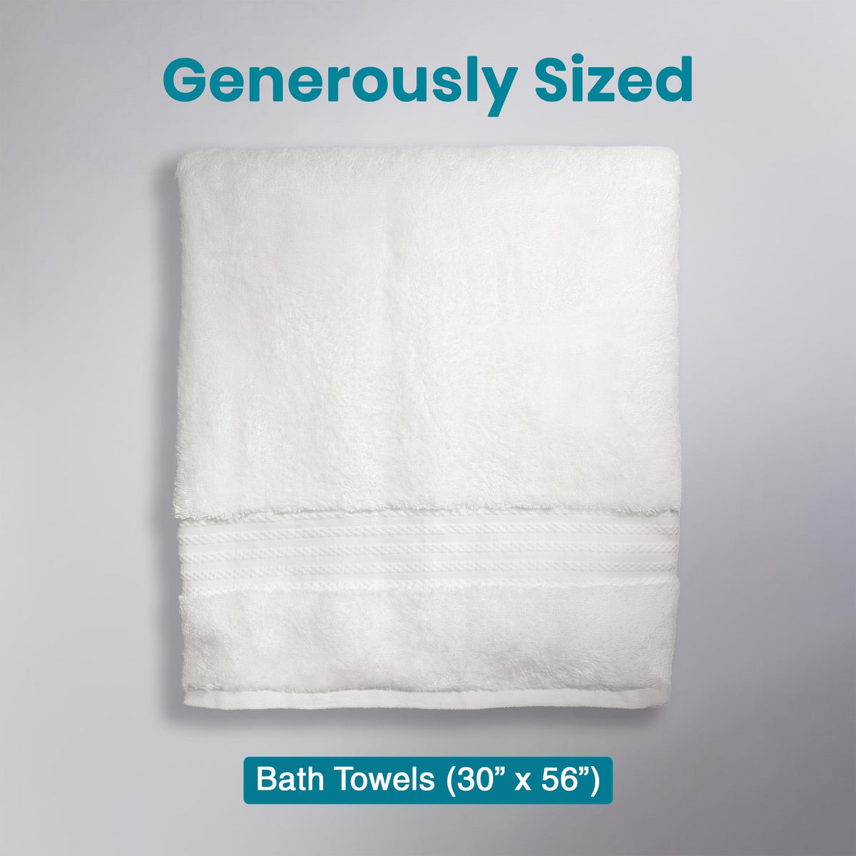 100% Organic Cotton 700 GSM- 2 Bath Towels