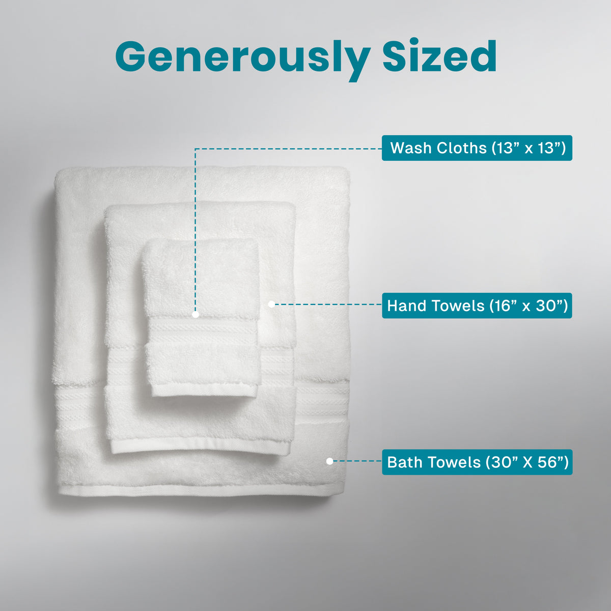 100% Organic Cotton 700 GSM- Set of 3 Towels
