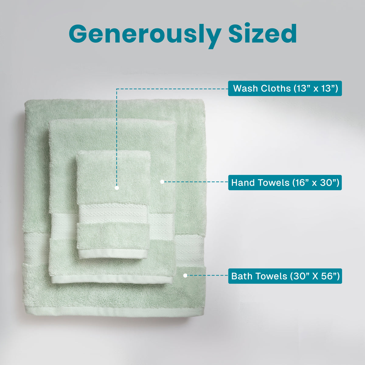 100% Organic Cotton 700 GSM- Set of 3 Towels