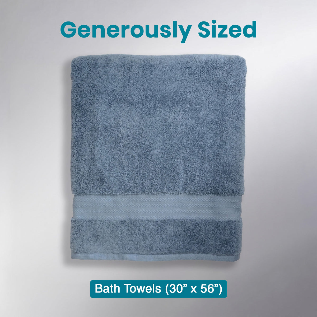 100% Organic Cotton 700 GSM- 2 Bath Towels