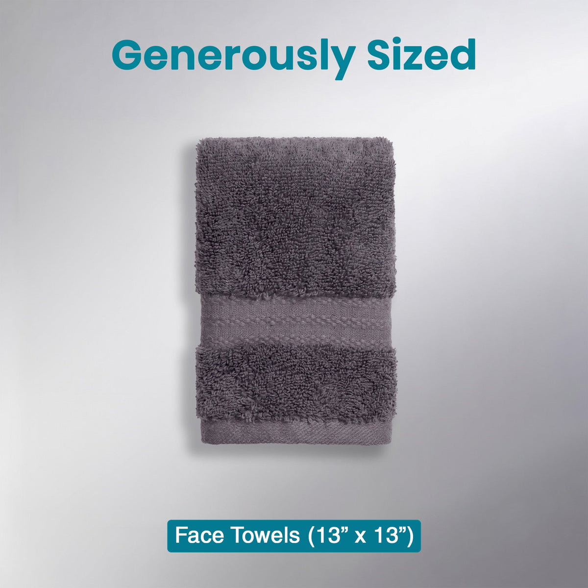 100% Organic Cotton 700 GSM- 4 Face Towels