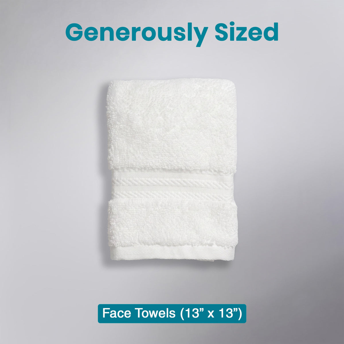 100% Organic Cotton 700 GSM- 4 Face Towels