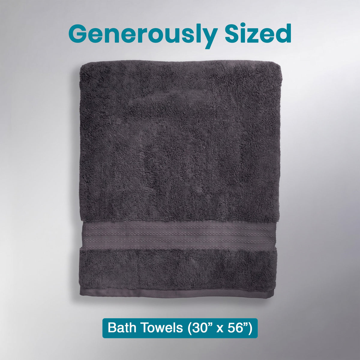 100% Organic Cotton 700 GSM- 2 Bath Towels