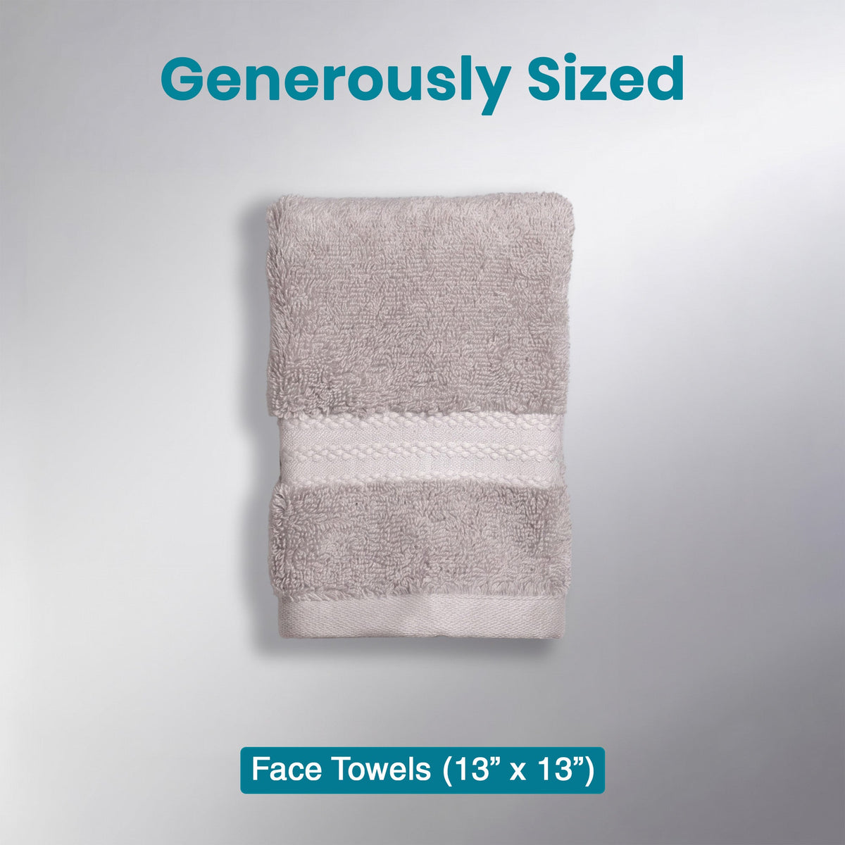 100% Organic Cotton 700 GSM- 4 Face Towels