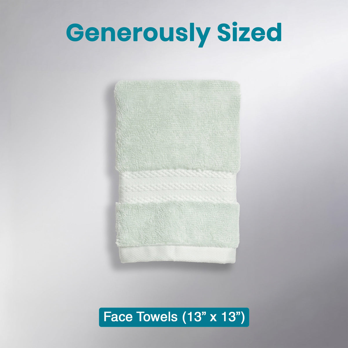 100% Organic Cotton 700 GSM- 4 Face Towels