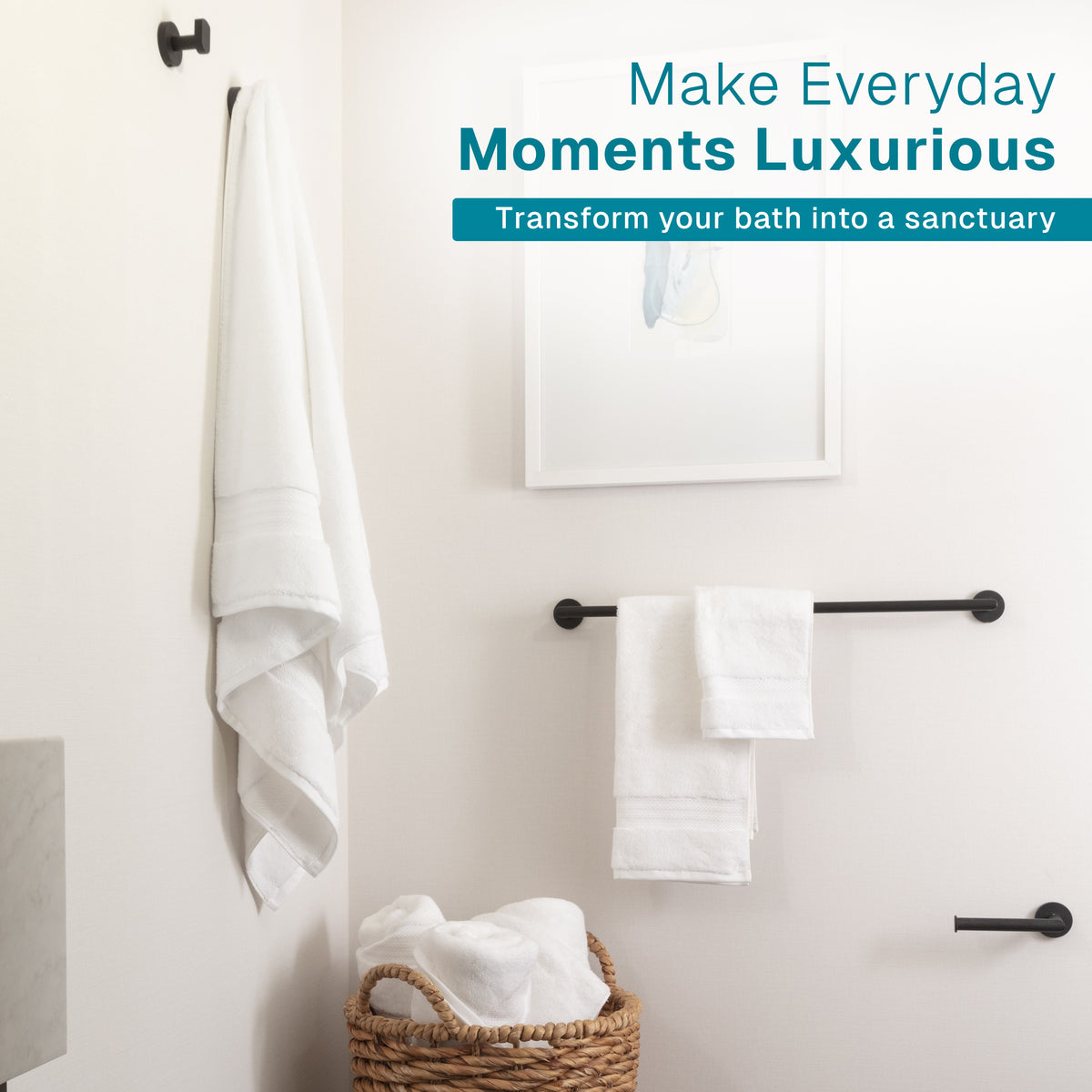 100% Organic Cotton Luxury Towels- 4 Hand Towels