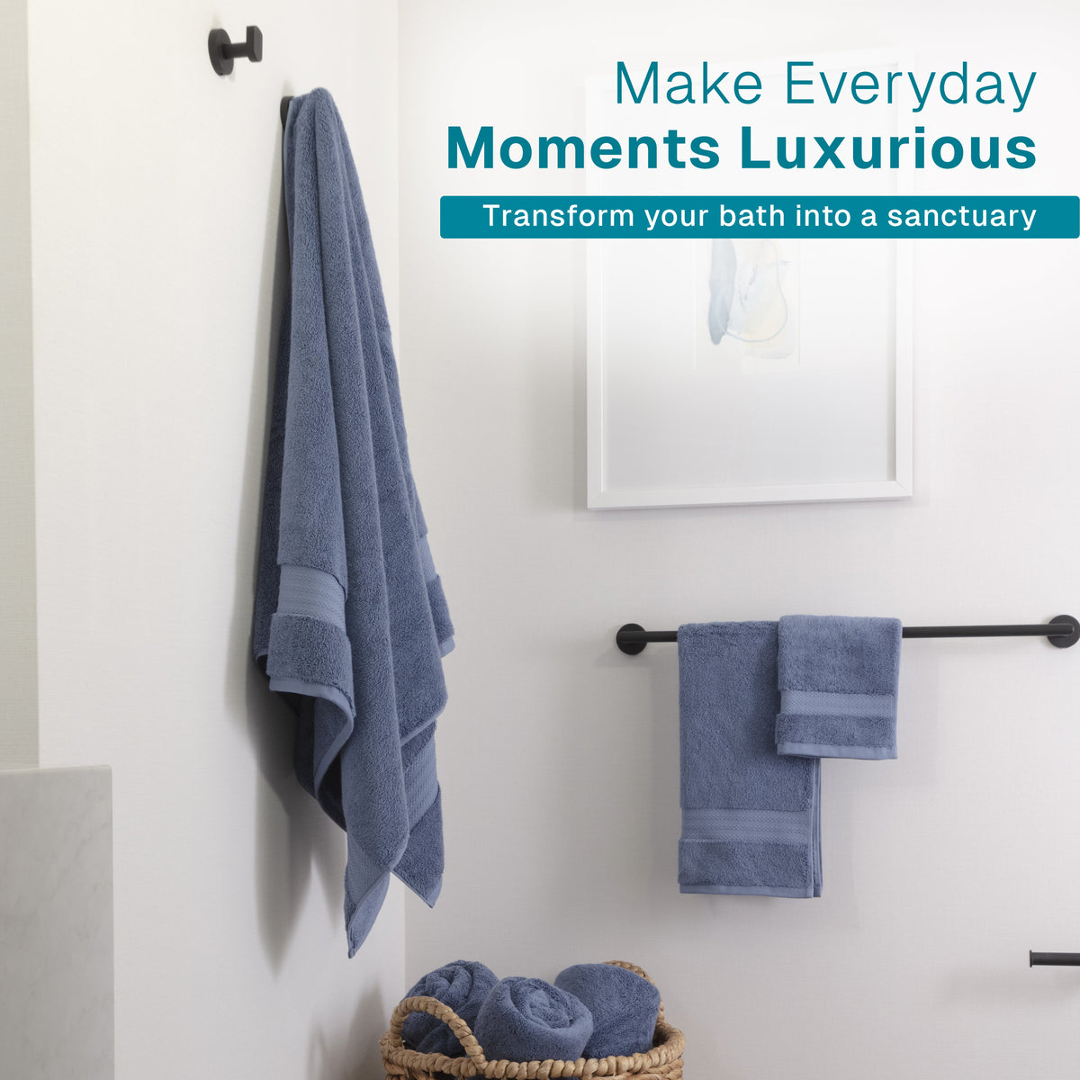 100% Organic Cotton 700 GSM- Set of 3 Towels