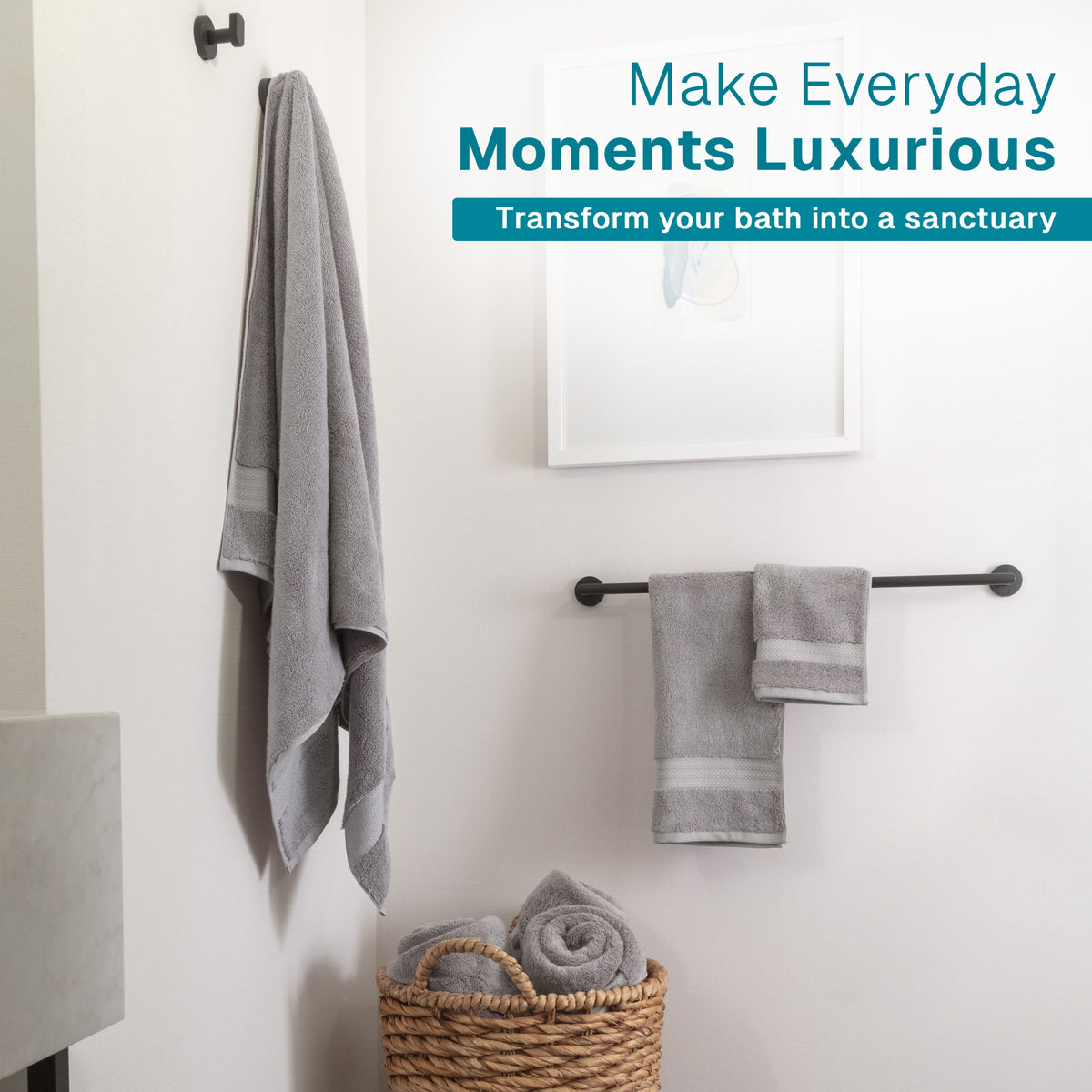 100% Organic Cotton Luxury Towels- 4 Hand Towels