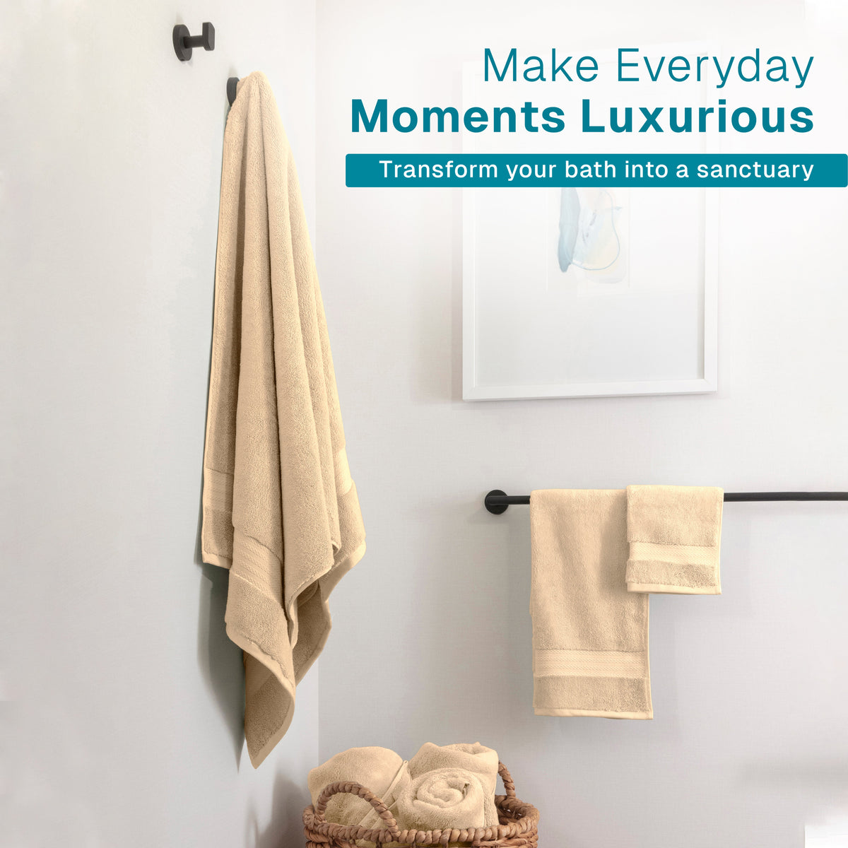 100% Organic Cotton 700 GSM- Set of 3 Towels