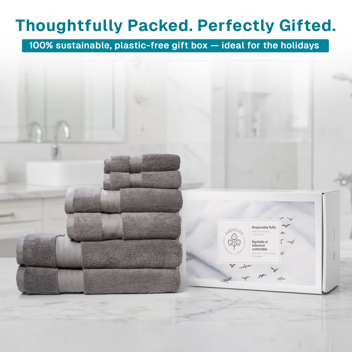 100% Organic Cotton 700 GSM- 2 Bath Towels