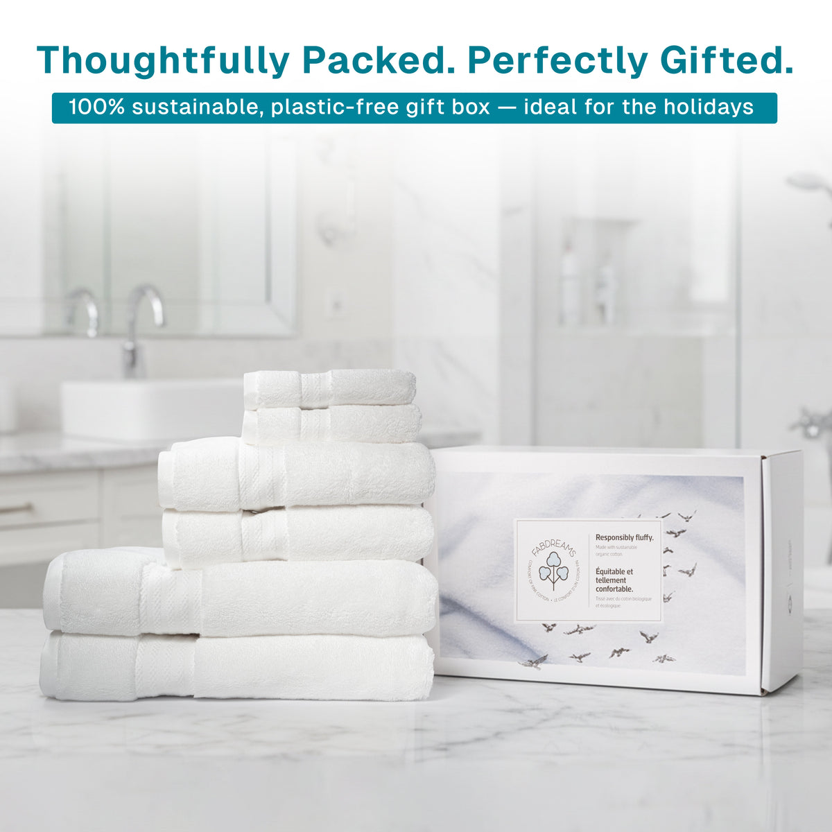 100% Organic Cotton 700 GSM- Set of 3 Towels