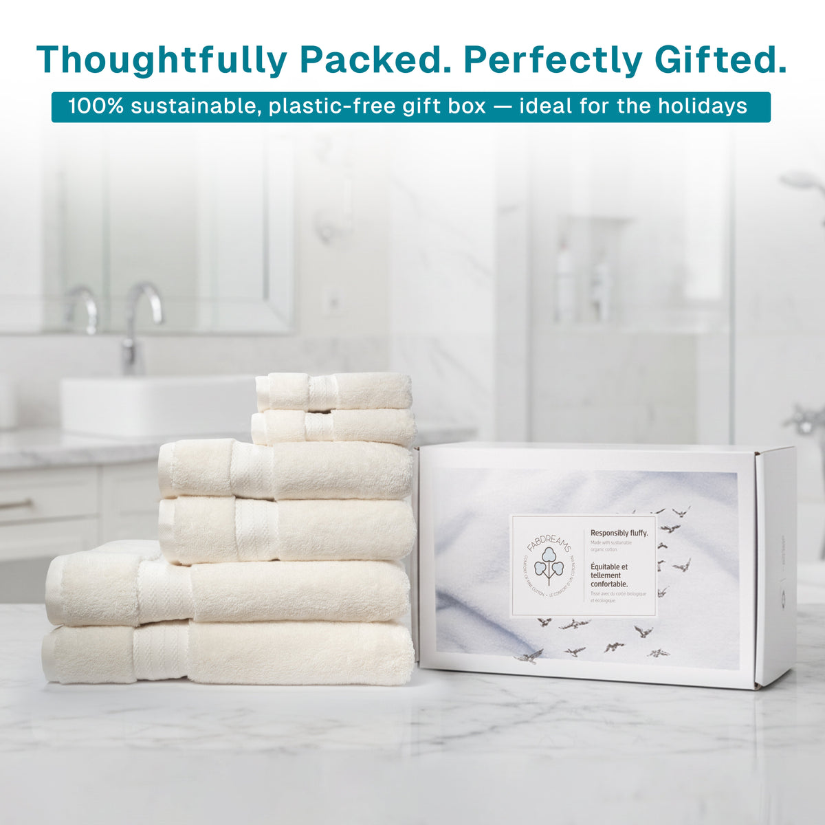 100% Organic Cotton 700 GSM- 12 Hand Towels