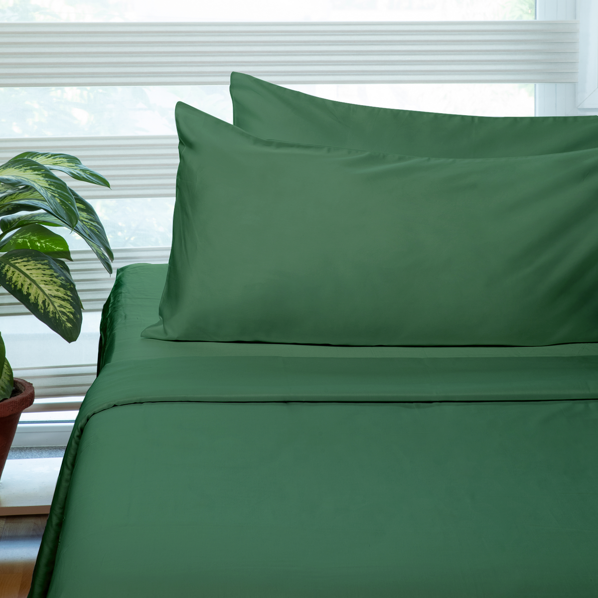 100% Organic Cotton Sateen Sheet Set