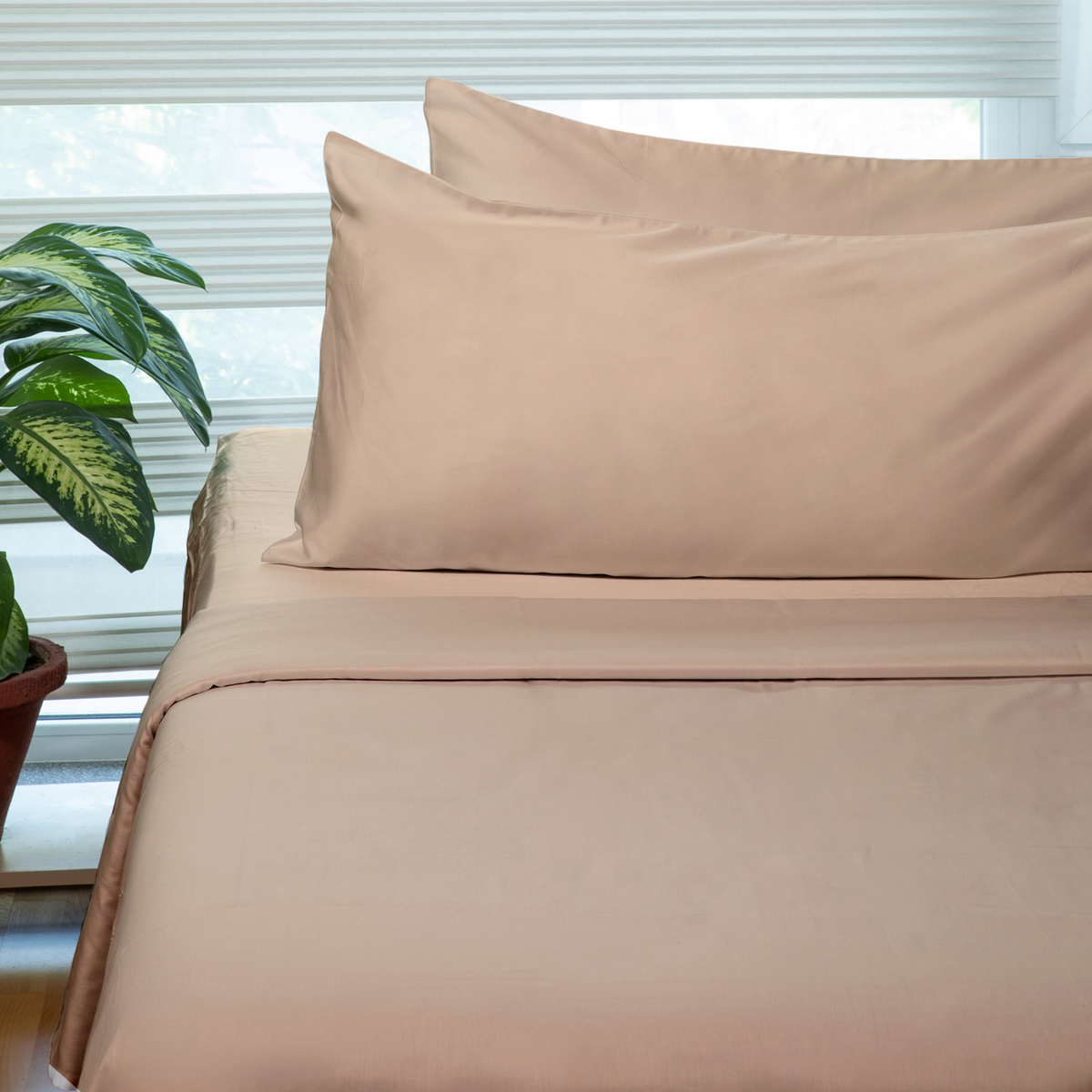 100% Organic Cotton Sateen Sheet Set