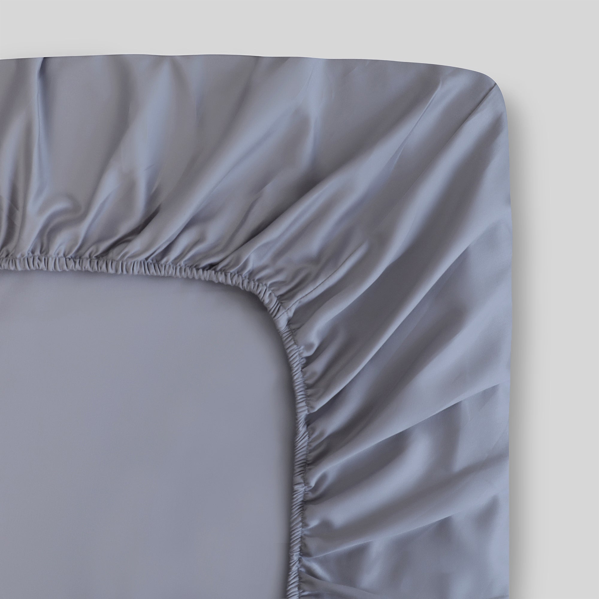 100% Organic Cotton Sateen Fitted Sheet